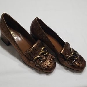 NWOB Barca Italian leather loafers